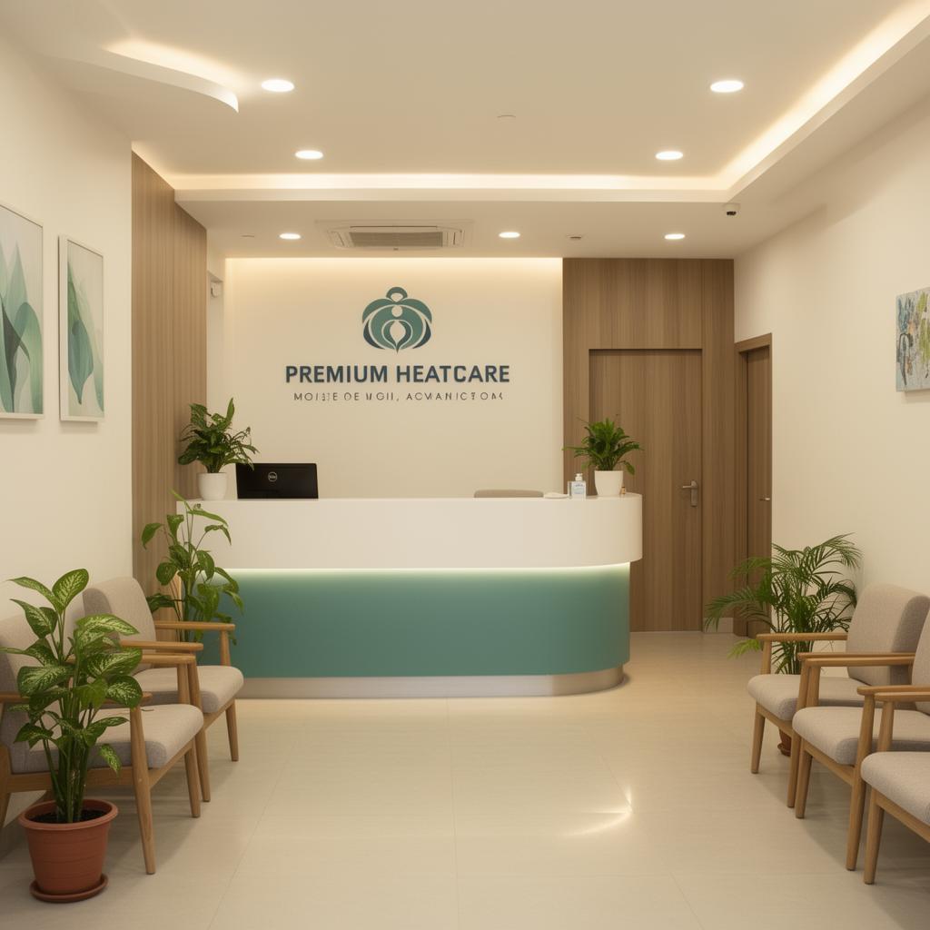 Reception at Arogyam Women & Surgical Centre, Pondicherry